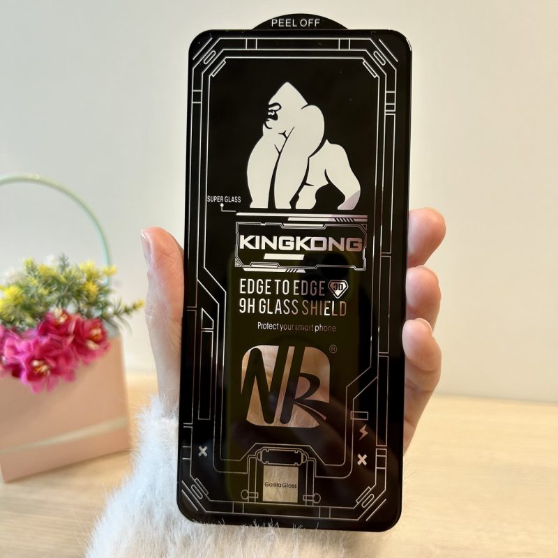 Скло на екран для xiaomi redmi Note 10 / 10s з чорною рамкою та повною клеєною