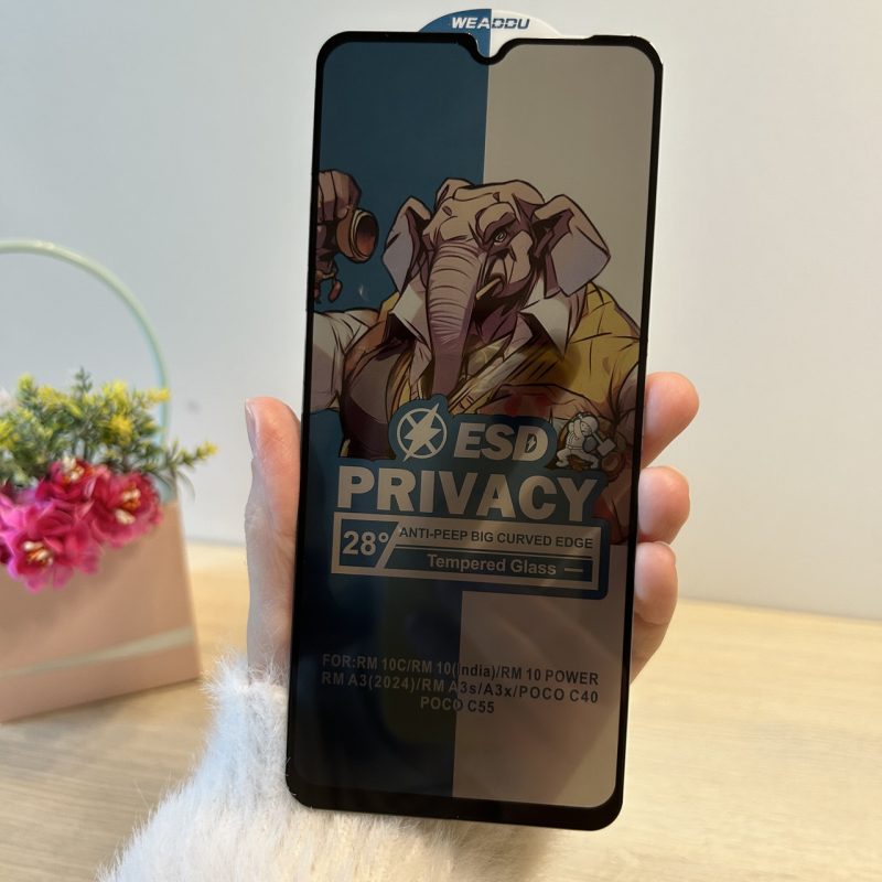 Скло для xiaomi redmi A3 захисне на екран із функцією Антишпіон Privasy Glass