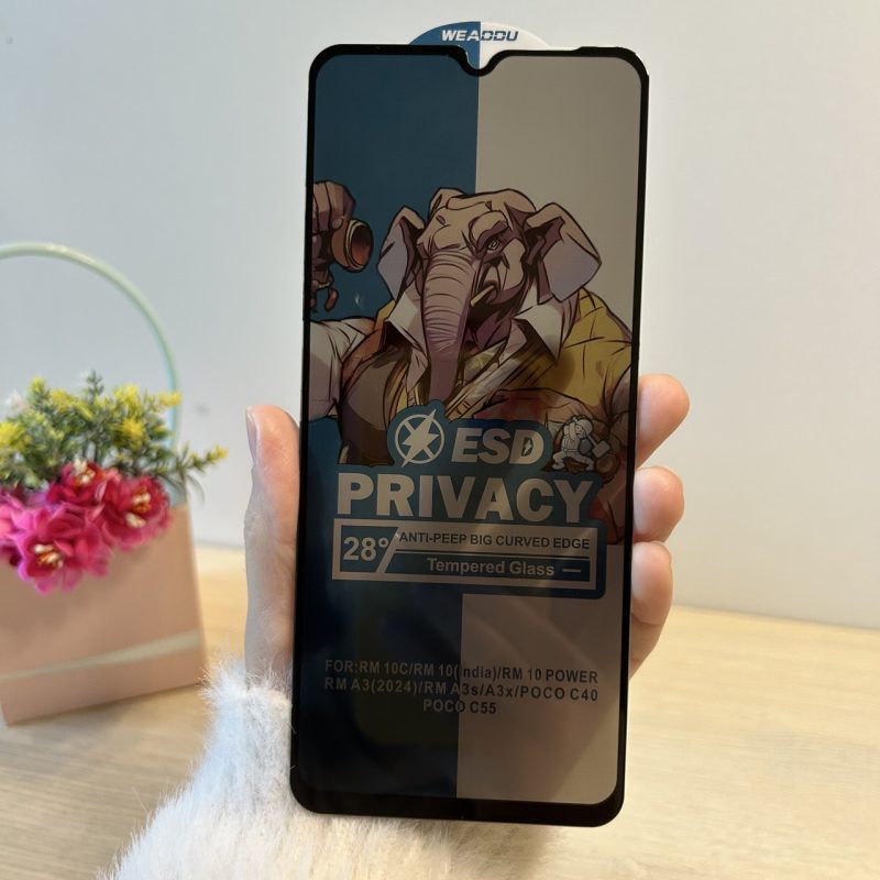 Скло для xiaomi redmi 10c захисне на екран із функцією Антишпіон Privasy Glass