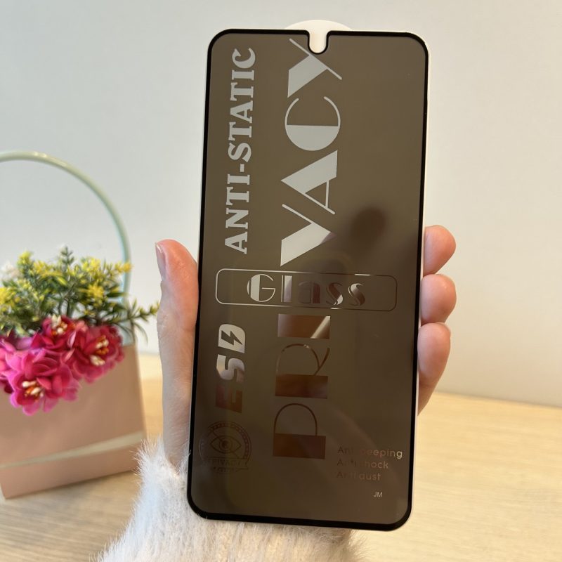 Скло на екран для Xiaomi redmione 13 pro 5g з чорною рамкою з функцією Антишпигун