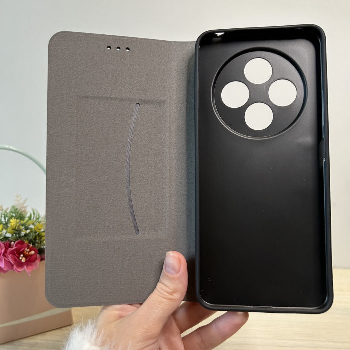 Чохол для xiaomi redmi 14c книжка підставка з магнітом і візитницею Business Leather червоний - Зображення 5