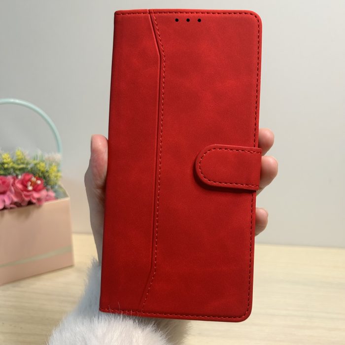 Чехол для xiaomi redmi 13 4g книжка подставка с магнитом и визитницей Lux Leather черный - Зображення 5