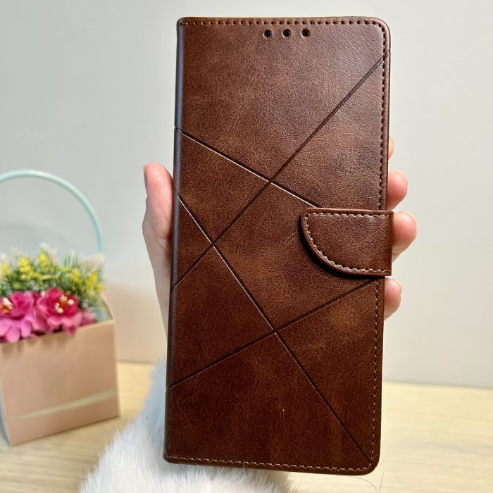Чохол для xiaomi redmi 12 книжка підставка з візитницею і хлястиком Business Leather синій - Зображення 3