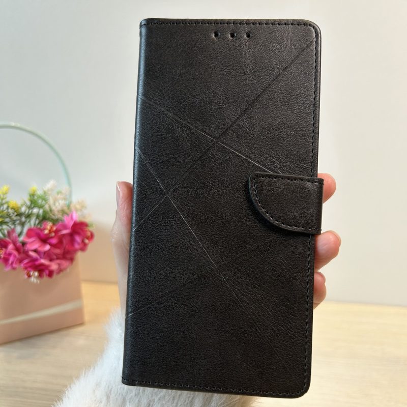 Чохол для xiaomi redmi Note 11 4g / Note 11s книжка підставка з візитницею Business Leather Clasp чорний