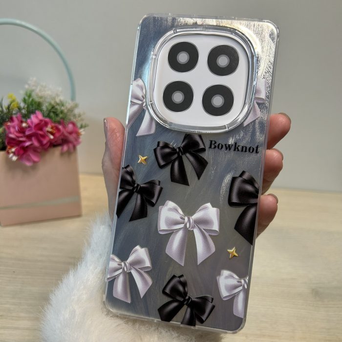 Чохол на xiaomi redmi Note 14 pro 4g силіконова жіноча накладка з малюнком бантики - Зображення 5