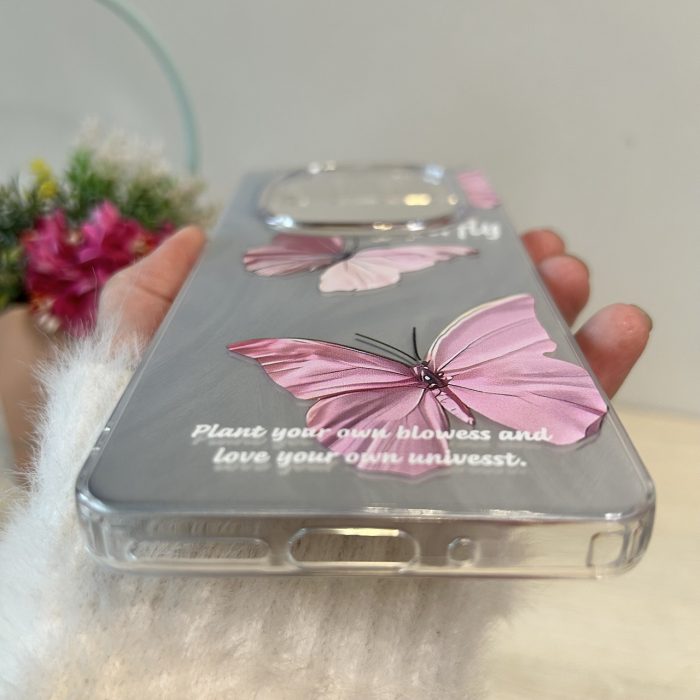 Чохол на xiaomi redmi Note 14 pro 4g силіконова жіноча накладка з малюнком метелика - Зображення 9