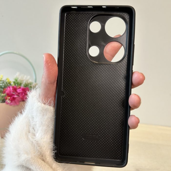 Чохол на Poco m6 pro 4g силіконова жіноча накладка блискуча Diamond shine чорний червоний - Зображення 10