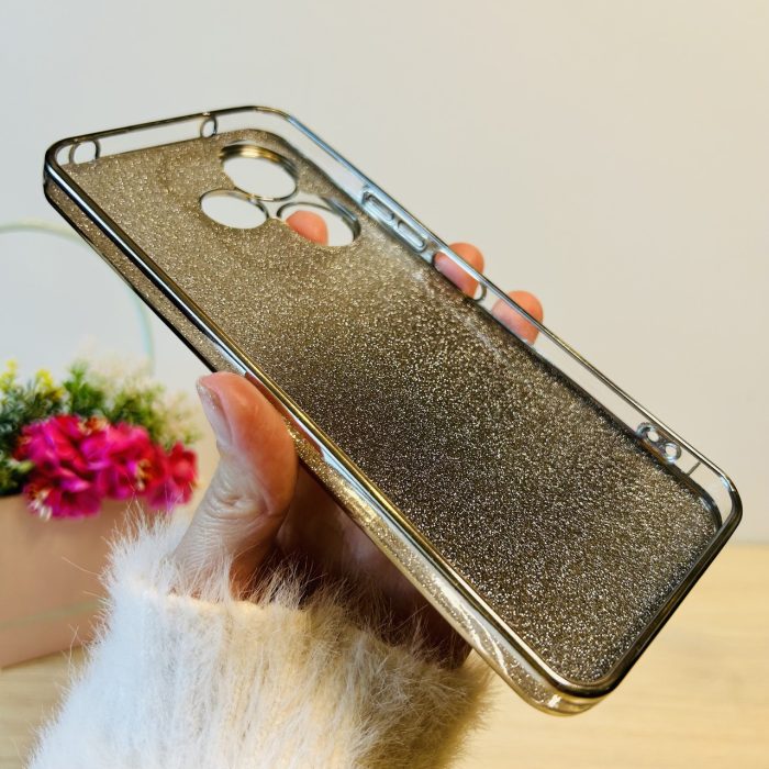 Чохол на xiaomi redmi 13 силіконова жіноча накладка блискучий градієнт сріблястий - Зображення 9