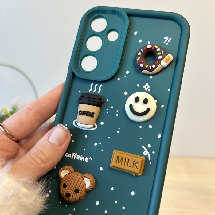 Чохол для Samsung a25 5g силіконовий з 3-D наклейками TPU Toys Case (зелений) - Зображення 7