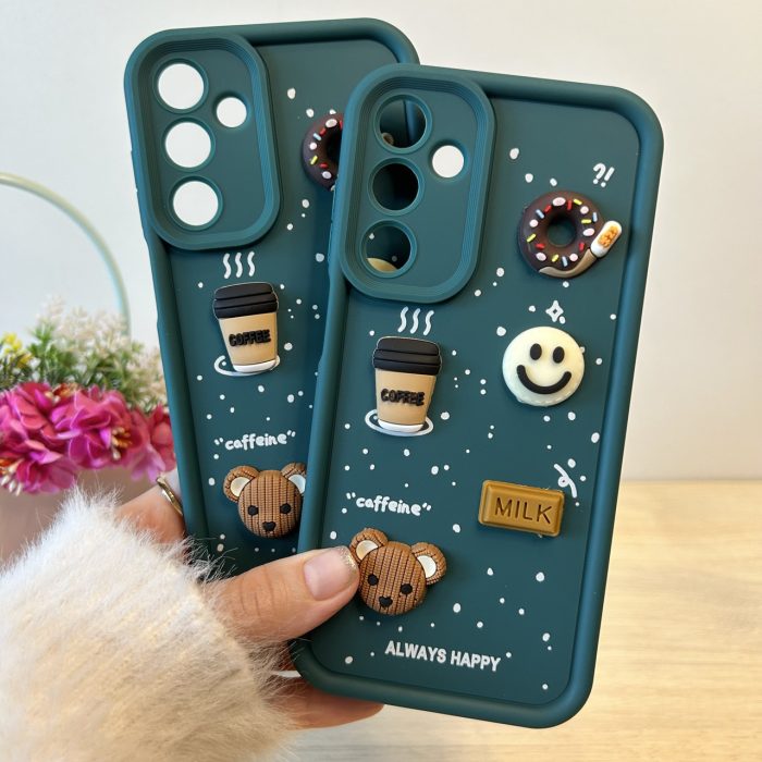 Чохол для Samsung a25 5g силіконовий з 3-D наклейками TPU Toys Case (зелений) - Зображення 2