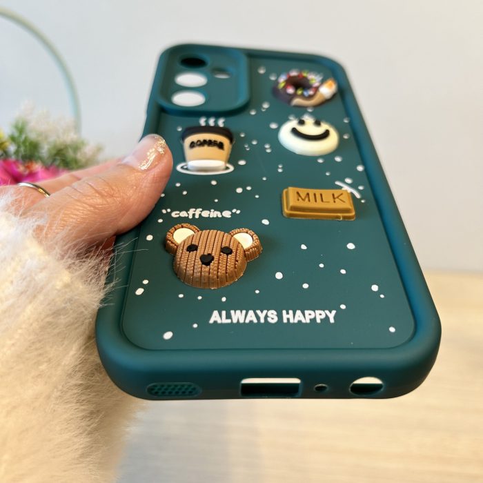 Чохол для Samsung a25 5g силіконовий з 3-D наклейками TPU Toys Case (зелений) - Зображення 8