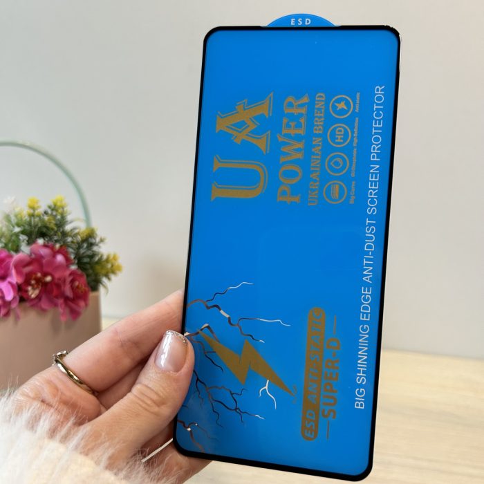 Набір Чохол + скло для xiaomi redmi Note 13 pro 4g жіночий силіконовий із золотистою рамкою (м'ятний) - Зображення 10