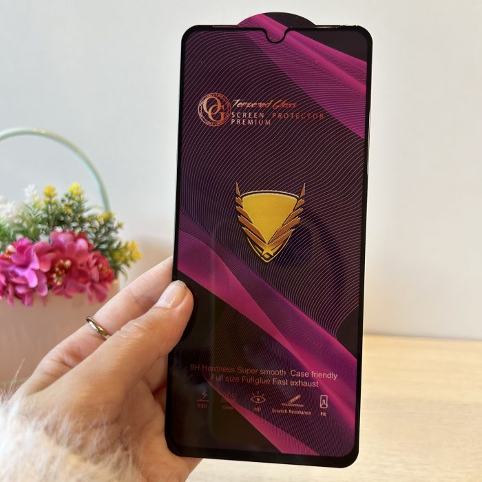 Набор стекло + чехол для xiaomi redmi 14c силіконовий однотонний бампер Sports Car Design (фиолетовый) - Зображення 9