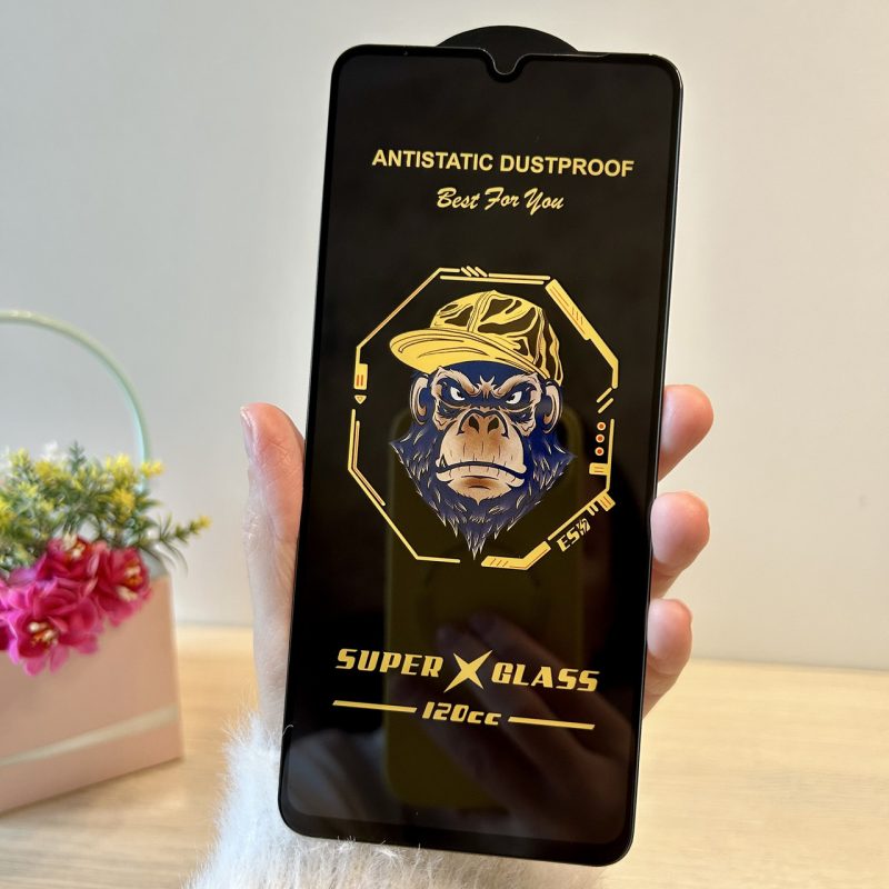 Скло на екран для xiaomi redmi 9c з чорною рамкою Super Glass Antistatic