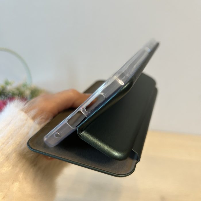 Набір скло + чохол для xiaomi redmi Note 11 / 11s книжка підставка з магнітом і візитницею PremiumLeather - Зображення 8