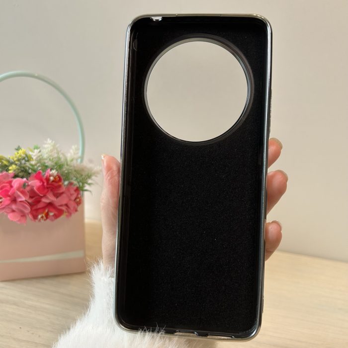 Чохол для xiaomi redmi 14c силіконова жіноча накладка блискуча з мікрофіброю білий - Зображення 7