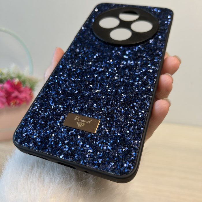 Чохол для Poco c75 силіконова жіноча накладка блискуча Diamond shine синій - Зображення 7
