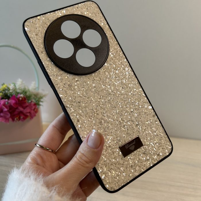 Чохол для Poco c75 силіконова жіноча накладка блискуча Diamond shine білий - Зображення 7