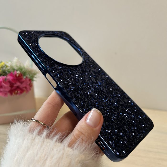 Чохол для xiaomi redmi 14c силіконова жіноча накладка блискуча Diamond shine синій - Зображення 6