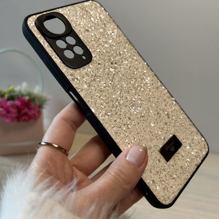 Чохол на xiaomi redmi Note 11 / 11s силіконова жіноча накладка блискуча Diamond shine білий - Зображення 5