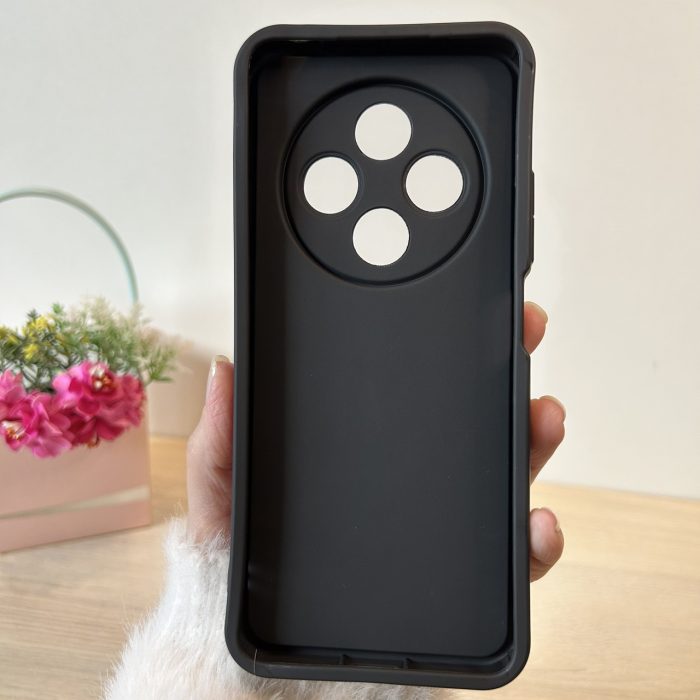 Чехол для Poco c75 силиконовый с рисунком TPU Pictures чорний бантики - Зображення 5