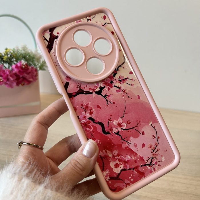 Чехол для xiaomi redmi 14c силиконовый с рисунком  TPU Pictures пудрова сакура - Зображення 4