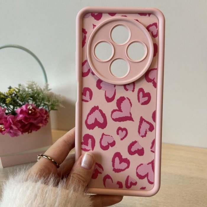 Чехол для xiaomi redmi 14c силиконовый с рисунком  TPU Pictures пудрове серце - Зображення 4