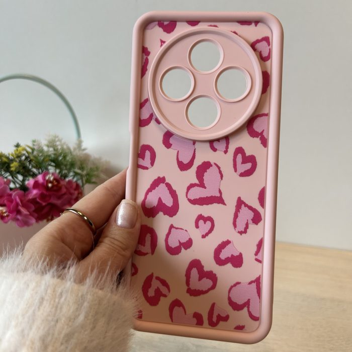 Чехол для xiaomi redmi 14c силиконовый с рисунком  TPU Pictures пудрове серце - Зображення 3