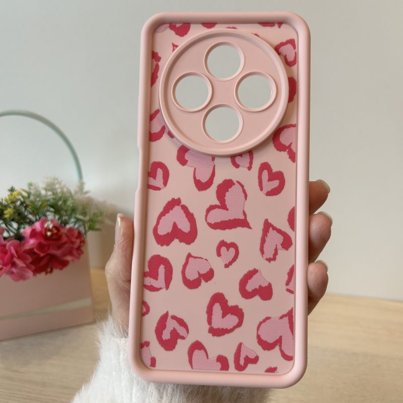 Чехол для xiaomi redmi 14c силиконовый с рисунком  TPU Pictures пудрове серце