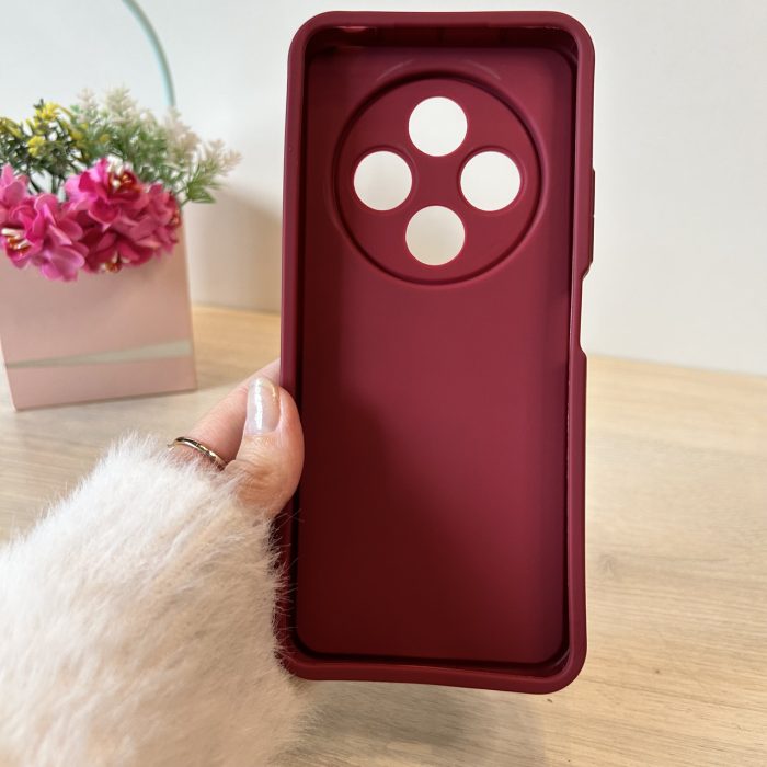 Чехол для xiaomi redmi 14c силиконовый с рисунком  TPU Pictures бордо троянди - Зображення 6
