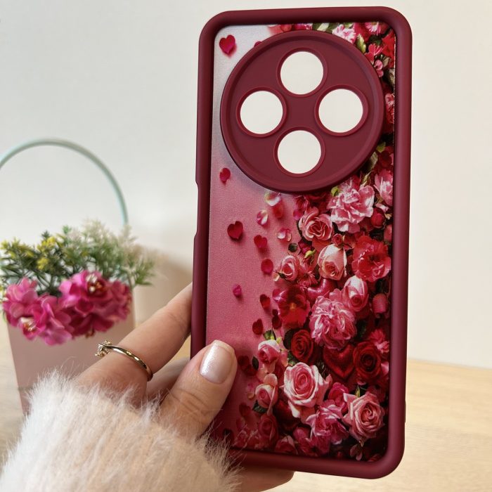 Чехол для xiaomi redmi 14c силиконовый с рисунком  TPU Pictures пудрова сакура - Зображення 9
