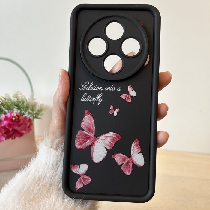 Чехол для xiaomi redmi 14c силиконовый с рисунком  TPU Pictures бордо троянди - Зображення 10