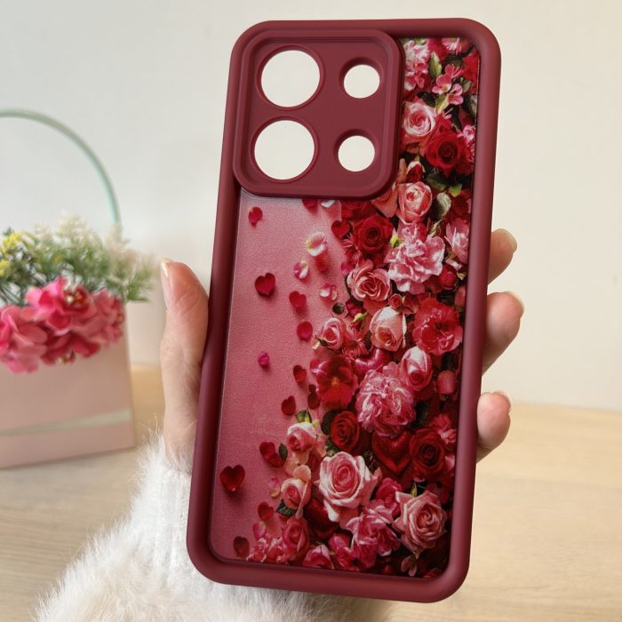 Чехол для xiaomi redmi Note 13 4g  силиконовый с рисунком TPU Pictures