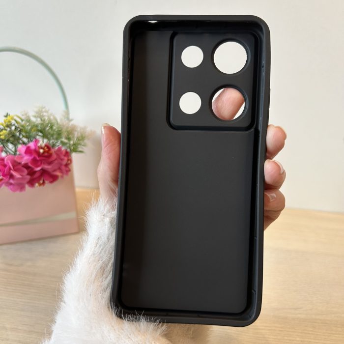 Чохол для xiaomi redmi Note 13 4g силіконовий з малюнком TPU Pictures чорний метеликами - Зображення 5