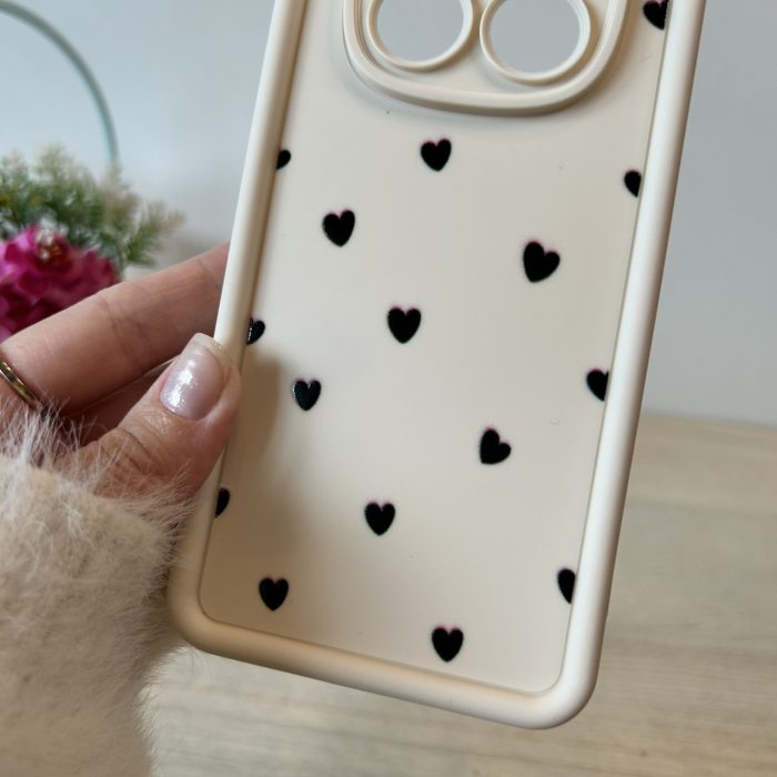 Чехол для xiaomi redmi Note 14 pro 4g силиконовый с рисунком TPU Pictures біле сердечка - Зображення 5