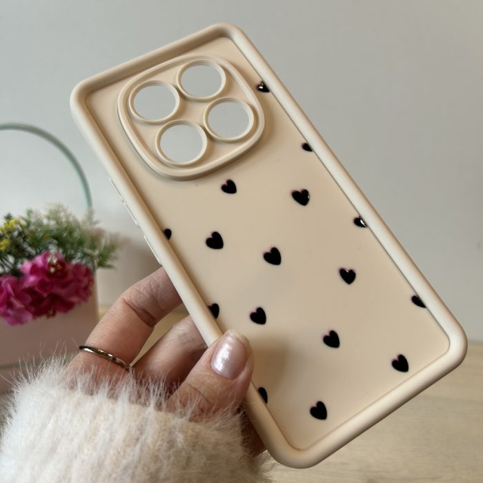 Чехол для xiaomi redmi Note 14 pro 4g силиконовый с рисунком TPU Pictures біле сердечка - Зображення 2