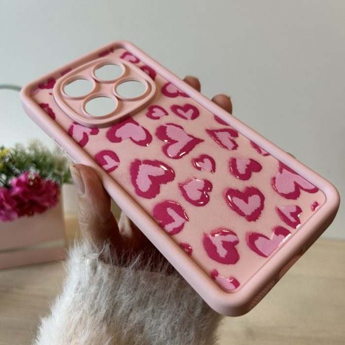 Чехол для xiaomi redmi Note 14 pro 4g силиконовый с рисунком TPU Pictures пудрове серце - Зображення 5