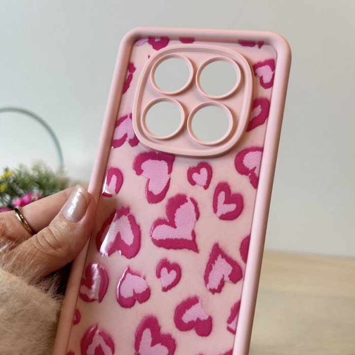 Чехол для xiaomi redmi Note 14 pro 4g силиконовый с рисунком TPU Pictures пудрове серце - Зображення 7