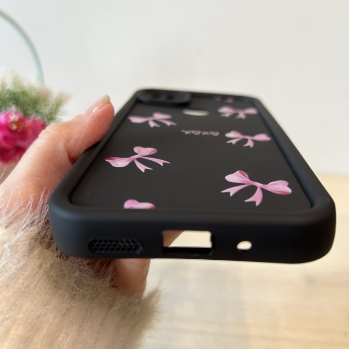 Чохол для xiaomi redmi 9c / redmi 10a силіконовий з малюнком TPU Pictures Case чорний із бантиками - Зображення 7