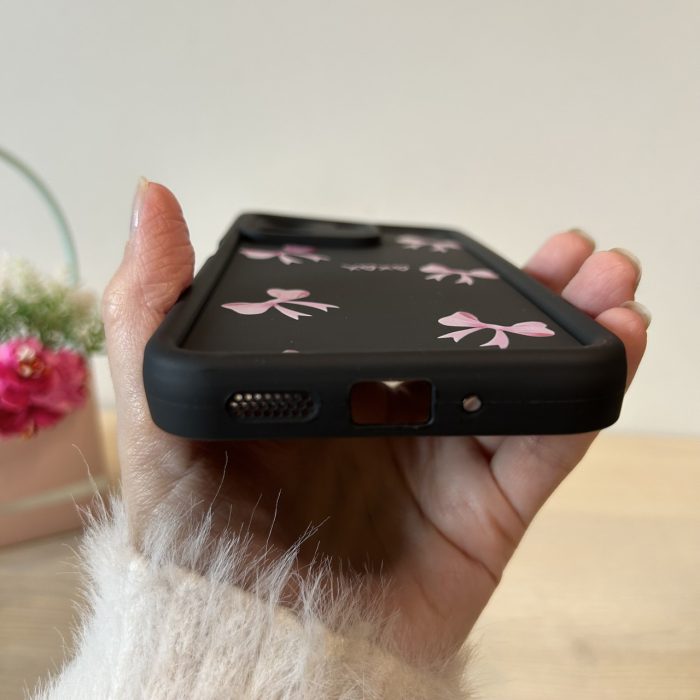 Чехол для xiaomi redmi 13c 4g силиконовый с рисунком TPU Pictures Case черный с бантиками - Зображення 9