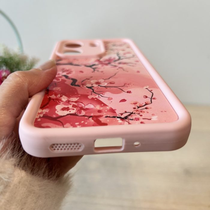 Чохол для xiaomi redmi 13c 4g силіконовий з малюнком TPU Pictures Case пудровий із сакурою - Зображення 8