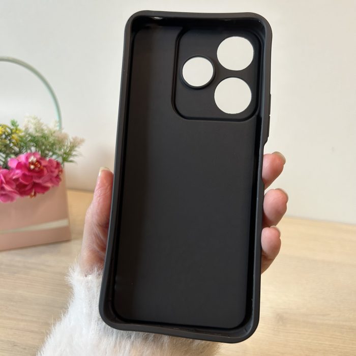 Чехол для Xiaomi redmi 13 4g силиконовый с рисунком TPU Pictures Case черный с бантиками - Зображення 10
