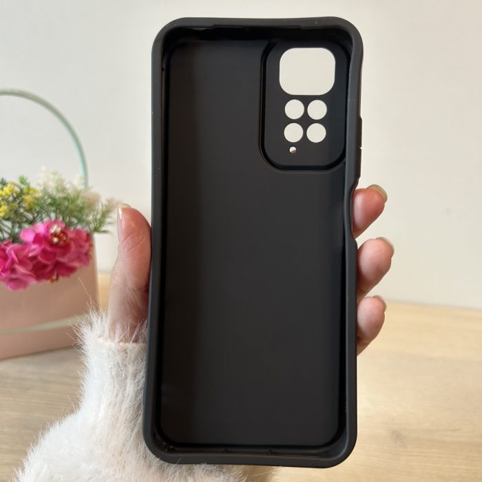 Чехол для xiaomi redmi Note 11 4g / Note 11s силиконовый с рисунком TPU Pictures Case черный с бантиками - Зображення 10