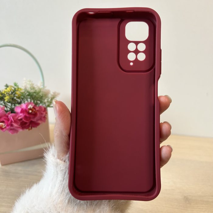 Чохол для xiaomi redmi Note 11 4g / Note 11s силіконовий з малюнком TPU Pictures Case бордо з трояндами - Зображення 10