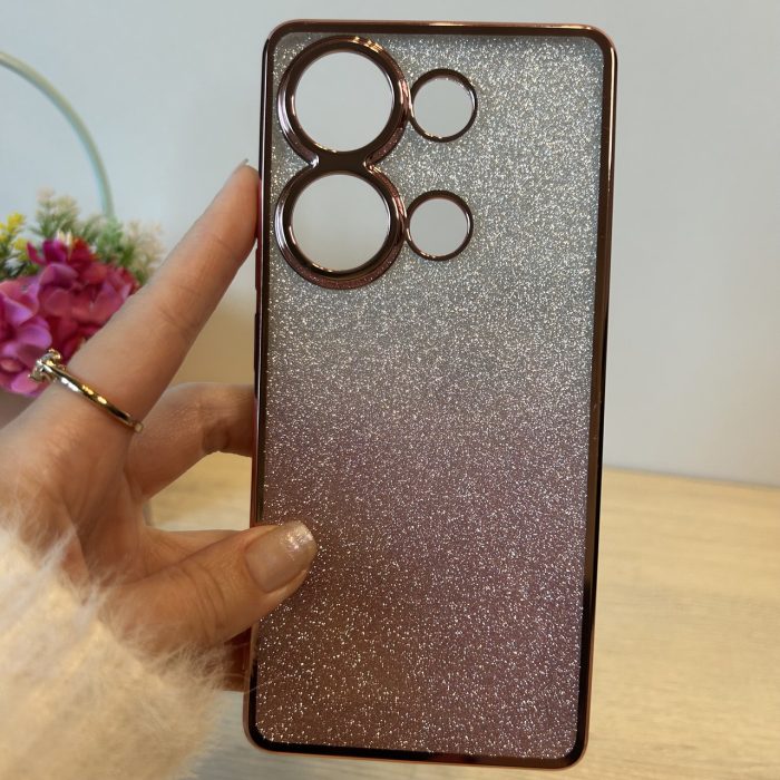 Чохол на xiaomi redmi Note 13 pro 4g силіконова жіноча накладка блискучий на сяомі редмі нот 13 про 4g - Зображення 3