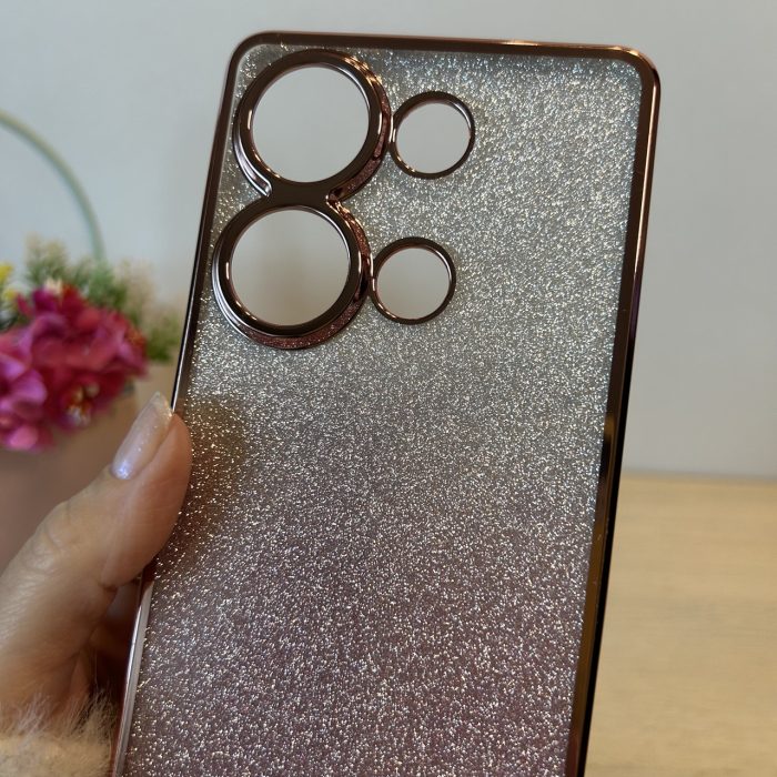 Чохол на xiaomi redmi Note 13 pro 4g силіконова жіноча накладка блискучий на сяомі редмі нот 13 про 4g - Зображення 10