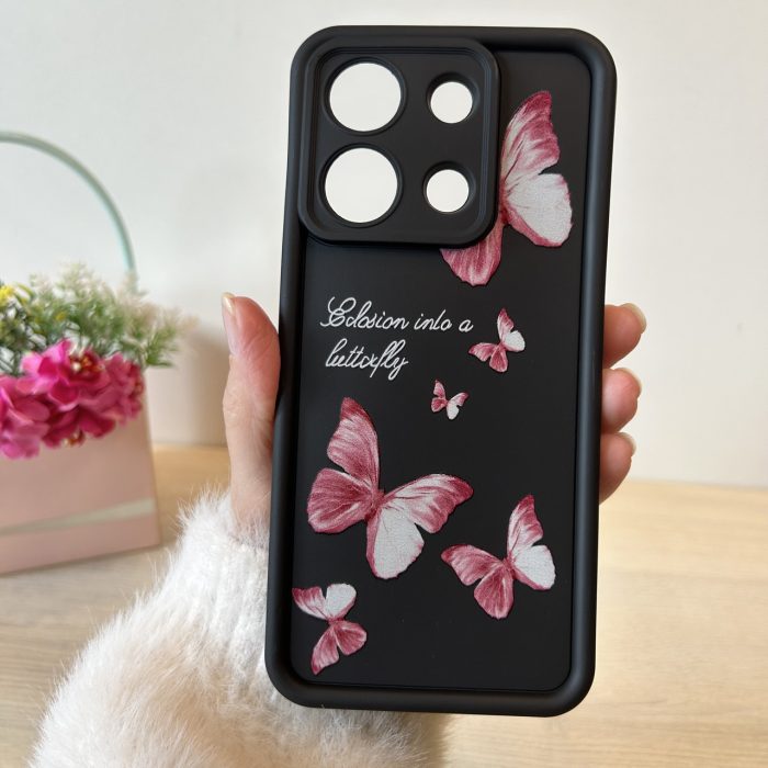Чохол для xiaomi redmi Note 13 pro 4g силіконовий з малюнком TPU Pictures Case білий сердечка - Зображення 7