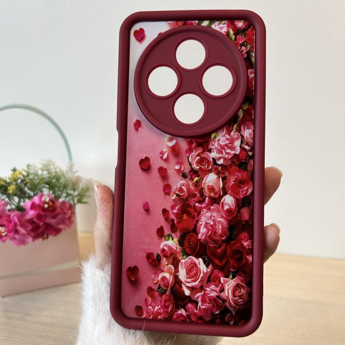 Чехол для xiaomi redmi 14c силиконовый с рисунком  TPU Pictures чорний метелики - Зображення 10