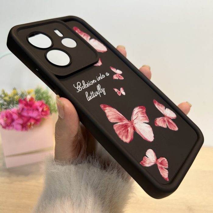 Чохол для Xiaomi redmi Note 14 4g силіконовий з малюнком TPU Pictures Case чорний з бантиками - Зображення 7