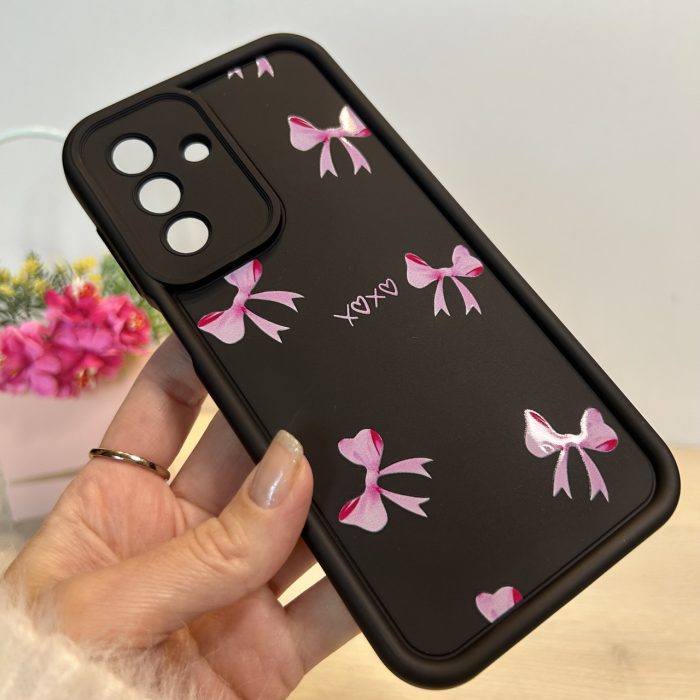 Чохол на Samsung A26 5g силіконовий з малюнком TPU Pictures Case чорний з бантиками - Зображення 5